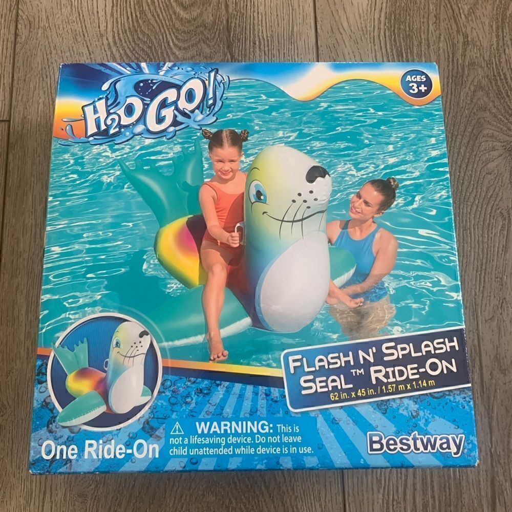 Best way flash and splash sea ride on with heavy duty handles